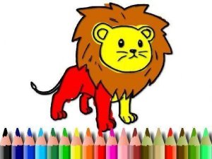 Lion Coloring Art Studio Online