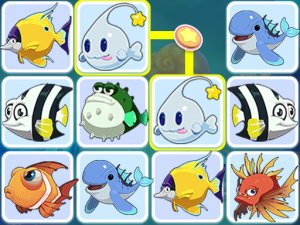 Sea Fish Onet Matching Puzzle