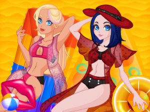 Pool Float Party Dress Up Game