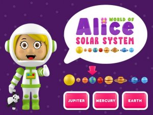 Solar System Kids Clicker Puzzle