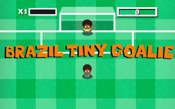 Brazil Tiny Goalie - Soccer Goalkeeper Game