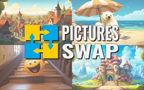 Pictures Swap Puzzle Game