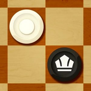 Classic Checkers Strategy Game
